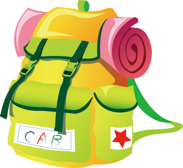 Travel - Backpack clip art - vector clip art online, royalty free ...