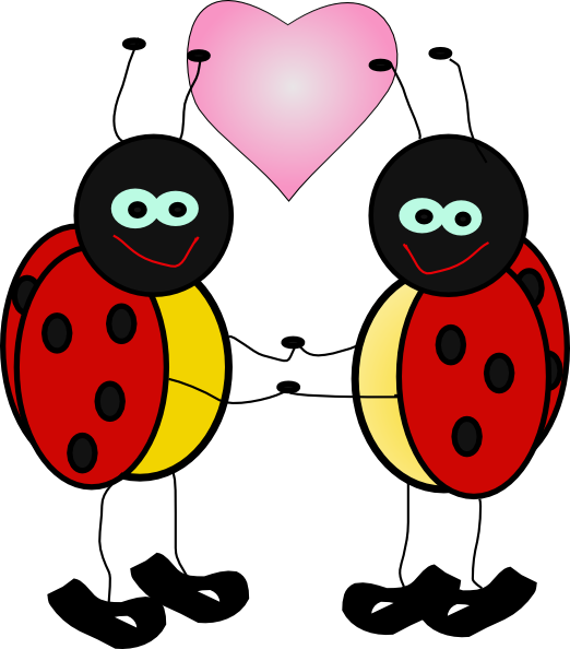 Ladybugs Cartoon clip art - vector clip art online, royalty free ...