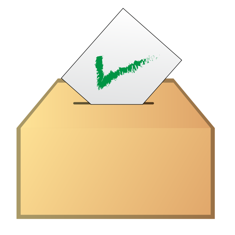 Clipart - Vote yes icon