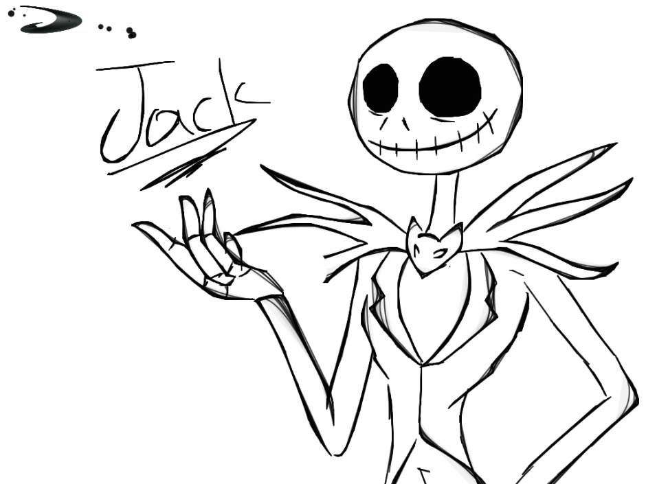 jack the pumpkin king coloring pages - photo #4