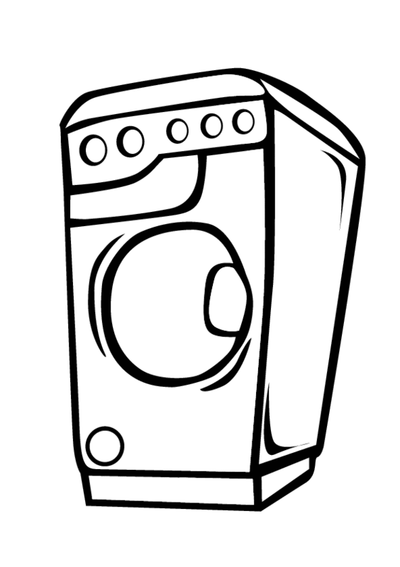 eps washer-dryer printable coloring in pages for kids - number 754 ...