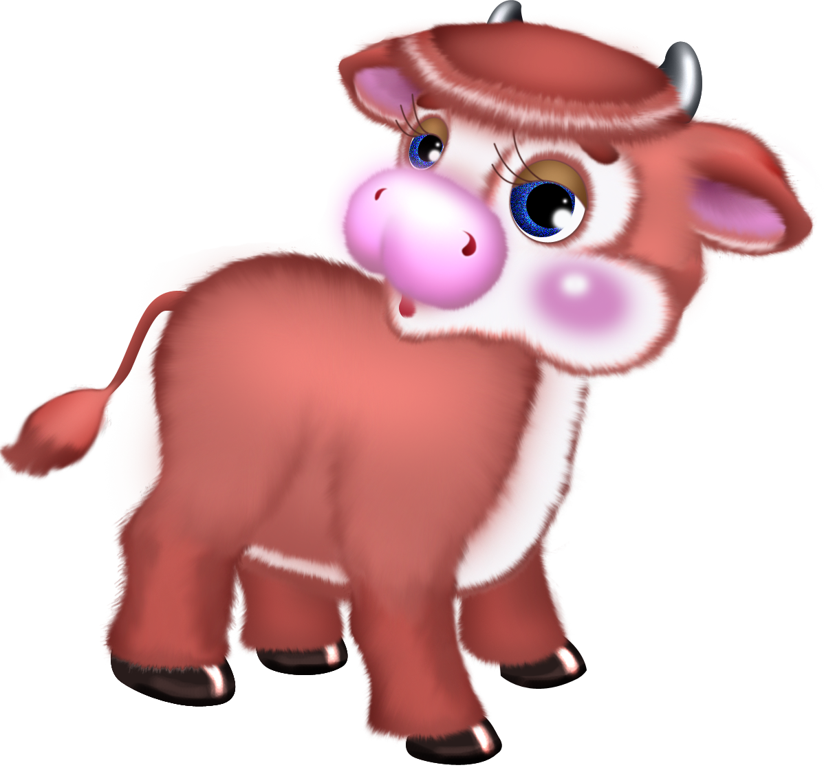 Images For > Red Cow Clipart