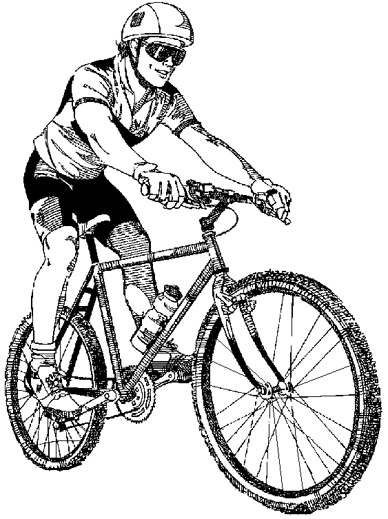 Downhill Mountain Bike Clip Art - Gallery