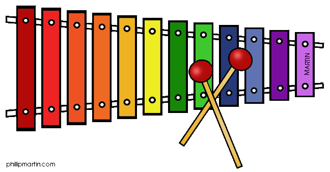 Free Art Clip Art by Phillip Martin, Xylophone