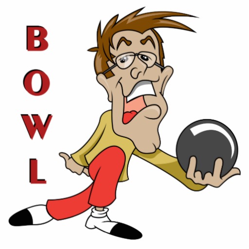 funny bowling man cartoon character acrylic cut out | Zazzle