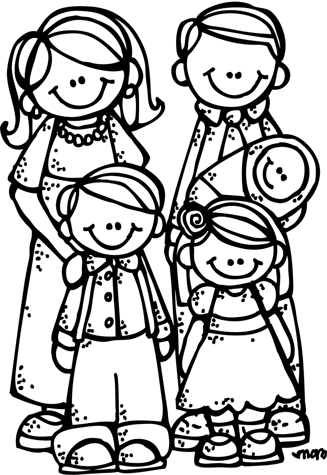 Melonheadz LDS illustrating: New Eternal Family Graphics:)