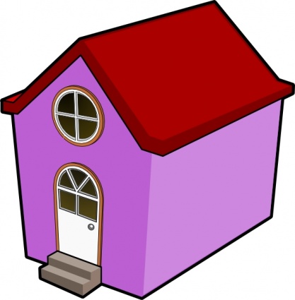 Bigredsmile A Little Purple House clip art - Download free Other ...