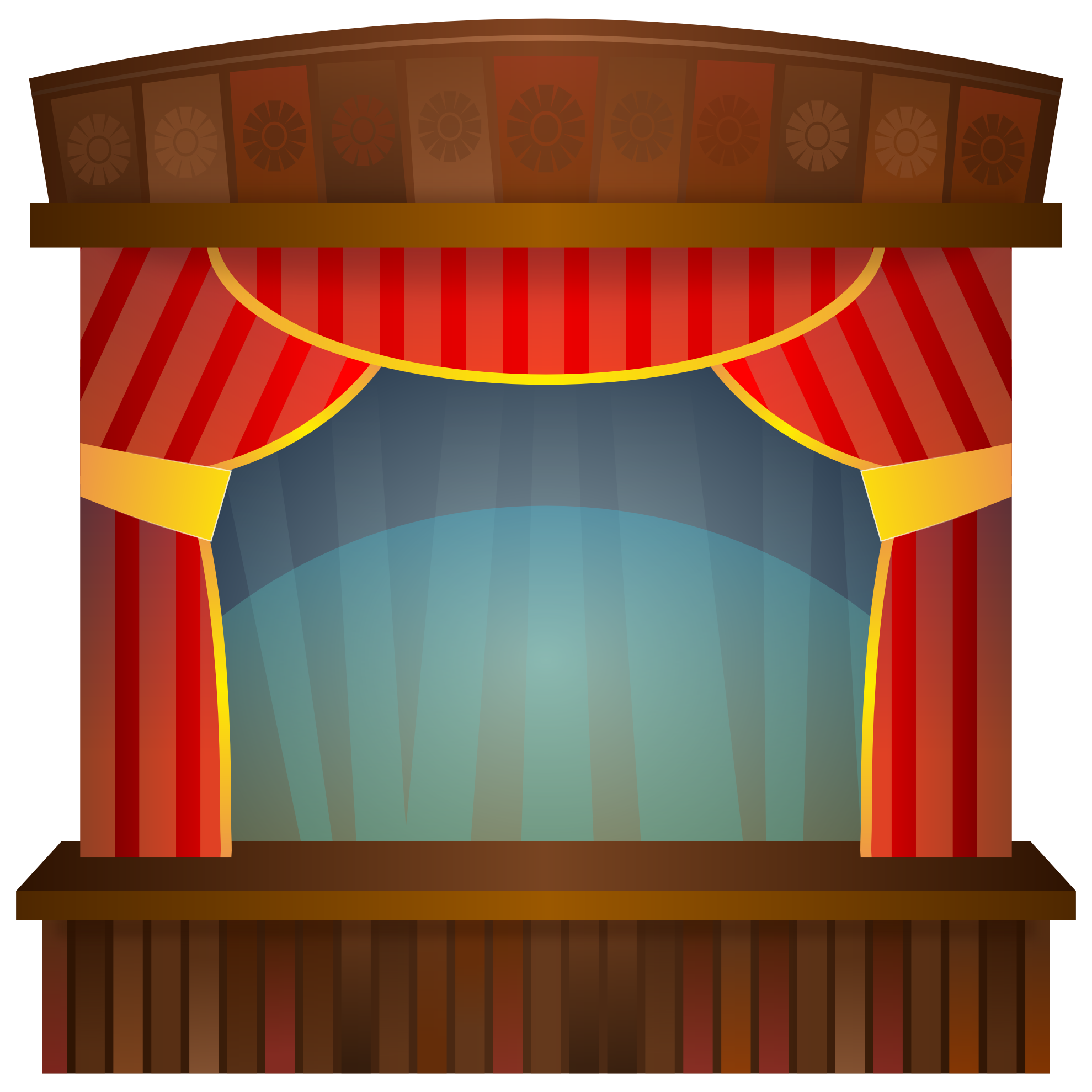 Free Clipart Stage Curtains - ClipArt Best