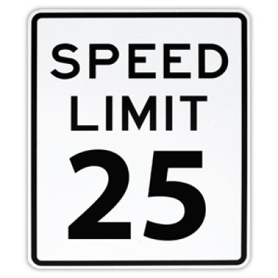 Pix For > Speed Limit Sign