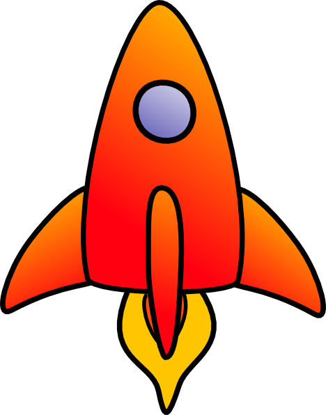 Vertical Rocket clip art - vector clip art online, royalty free ...