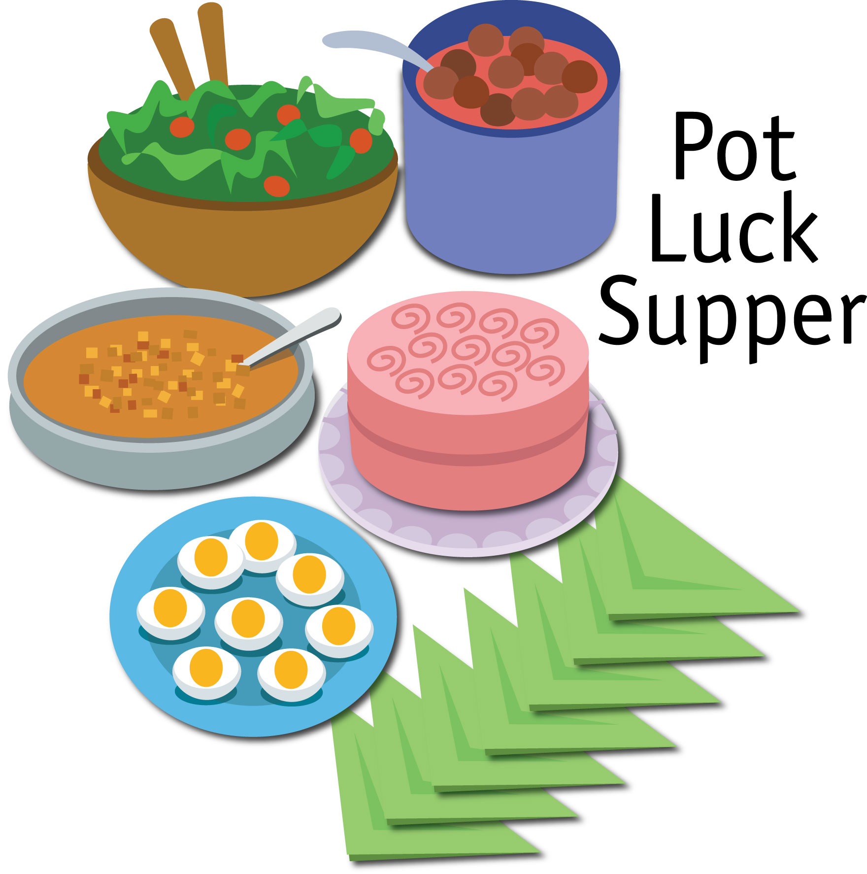 Images For > Potluck Clipart