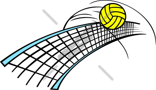 Volleyball1NC2clr Clipart and Vectorart: Sports - Volleyball ...