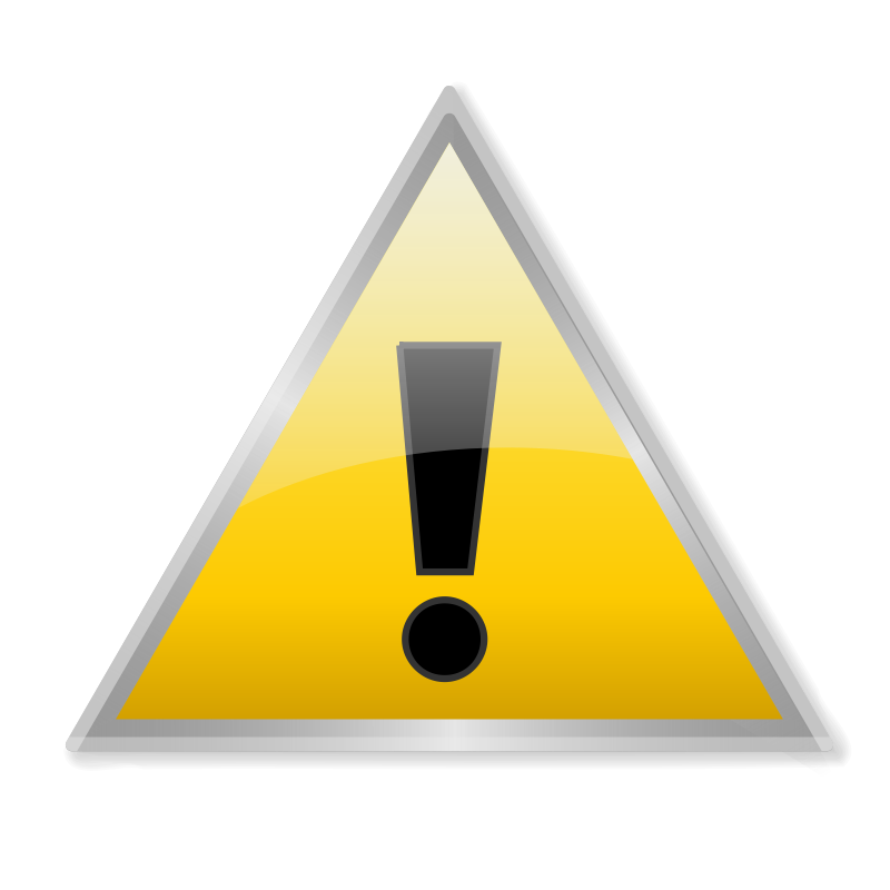 Clipart - Warning icon