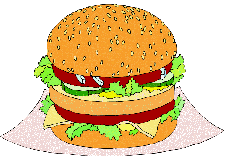 Pix For > Burger Pictures Clip Art