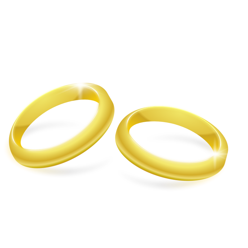 Clipart - Gold Rings