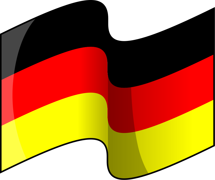 Flag of Germany (waving) SVG Vector file, vector clip art svg file ...