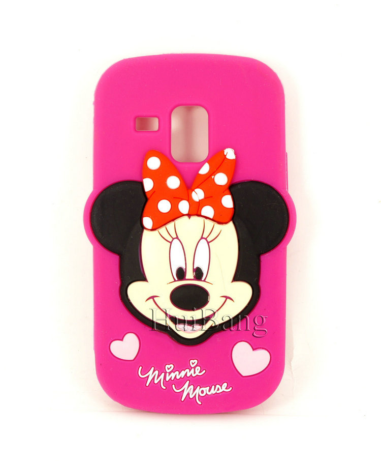 New 3D brand original anime minnie mouse Silicone bow Case cover ...