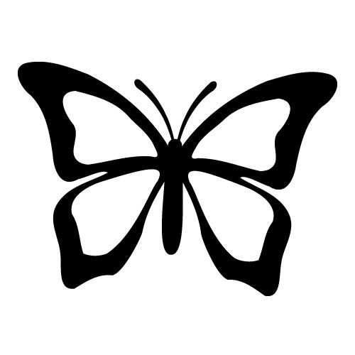 Butterflies Graphics Silhouettes on Pinterest | Silhouette ...