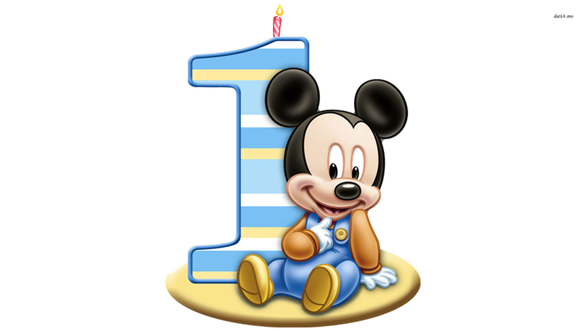 Mickey Mouse 1st Birthday wallpaper - Cartoon wallpapers - #28366