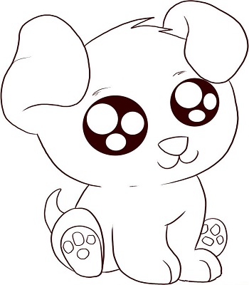 Cool Things To Draw When Bored How Anime Cartoon Puppy Clipart ...