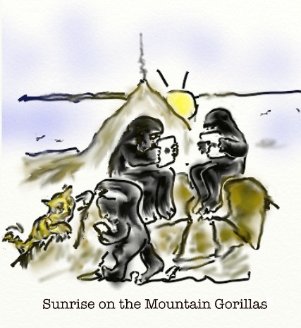 mountain gorillas By Toonopia | Media & Culture Cartoon | TOONPOOL