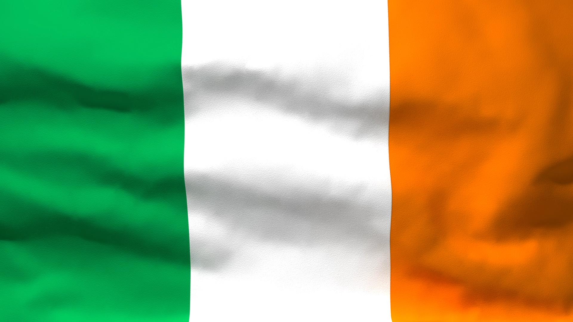 Waving Flag of Ireland - Video - ezMediArt - It's Easy!