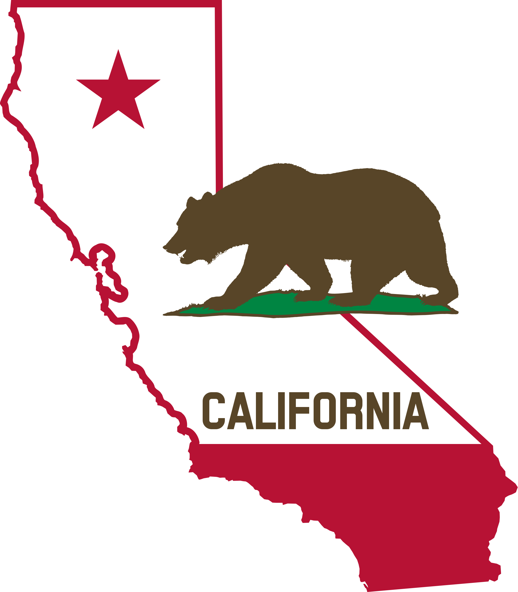 california-bear-outline- ...