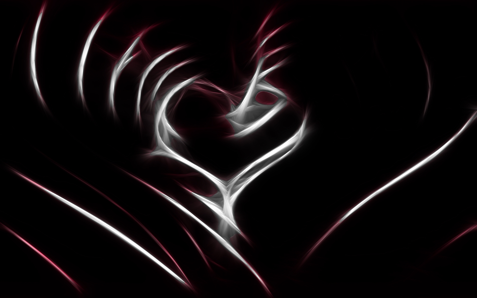 Abstract Black Heart #6968025