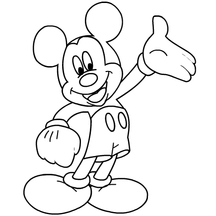 Mickey Mouse Coloring Sheets | Free Printable Coloring Pages