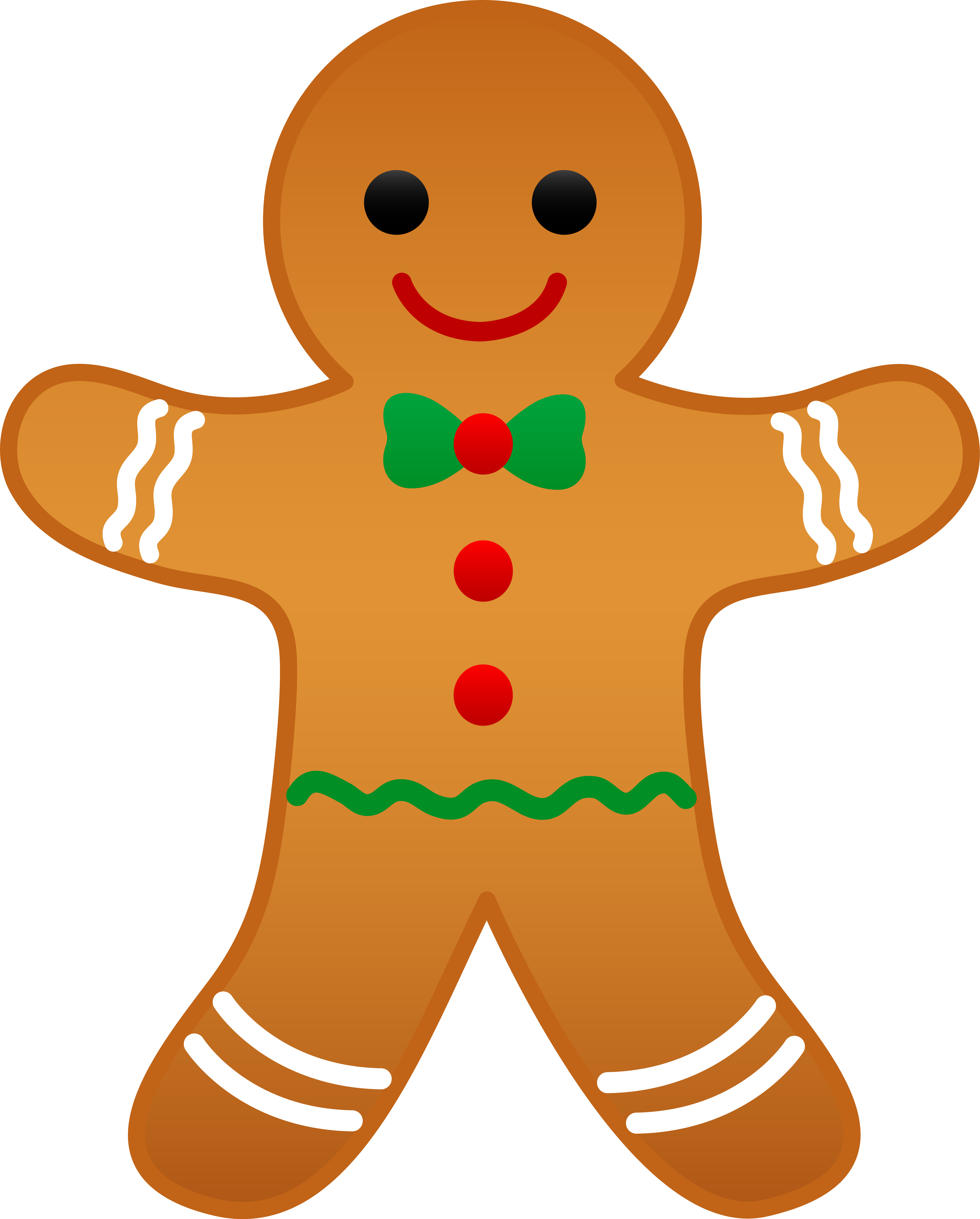 Christmas Gingerbread Man Clip Art 18 How To Decorate The ...