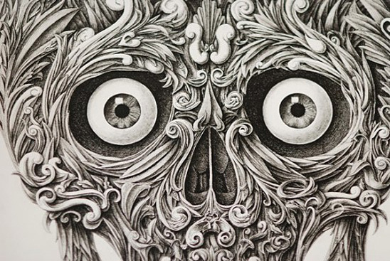 Flipflipmeheidi Webzine » Skull drawing – Alex Konahin