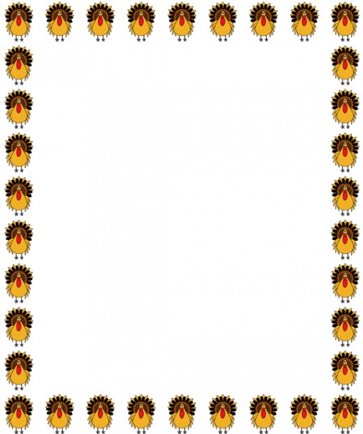 Thanksgiving Border Clipart Free Images & Pictures - Becuo