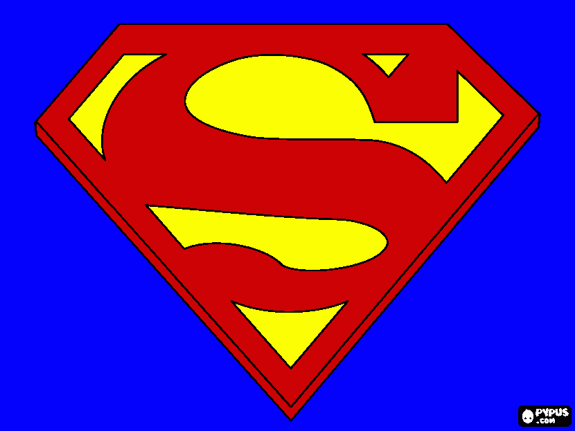 Printable Coloring pages > superman logo > #69511 superman logo ...