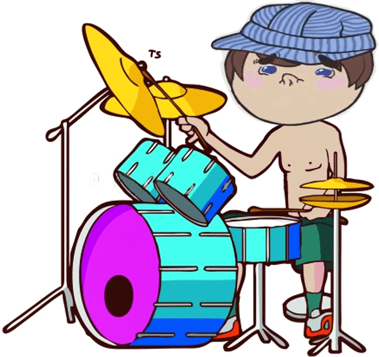 I made a Bummer Drummer gif for you all. : gamegrumps