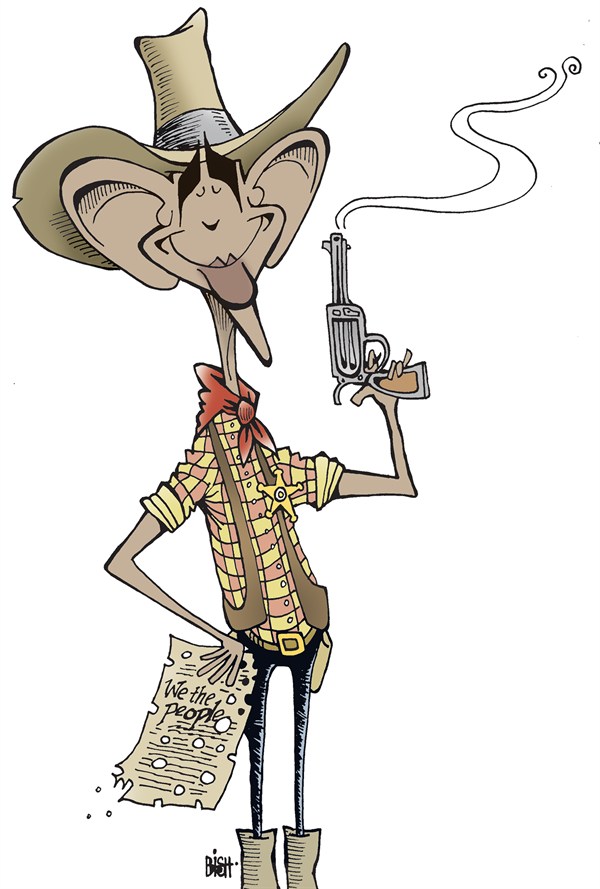 Obama Guns Cartoons