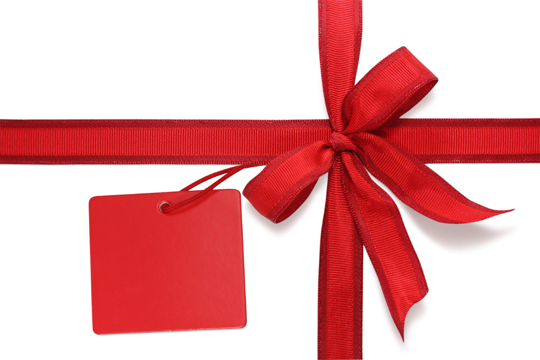 Gift with Red Bow