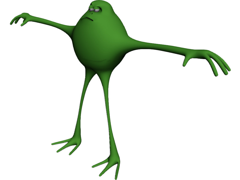 Cartoon Frog 3D Model Download | 3D CAD Browser