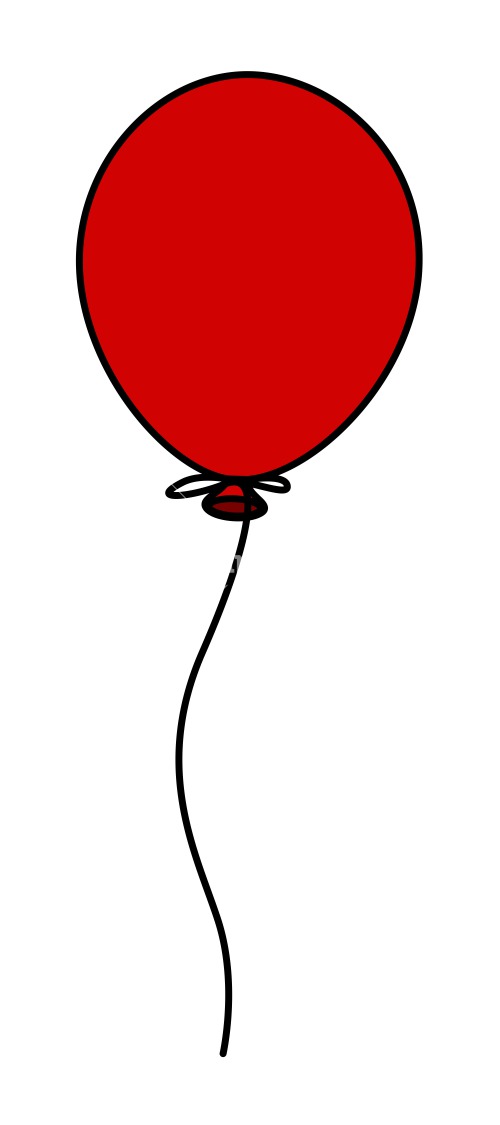 Cartoon Balloon Vector Stock Image