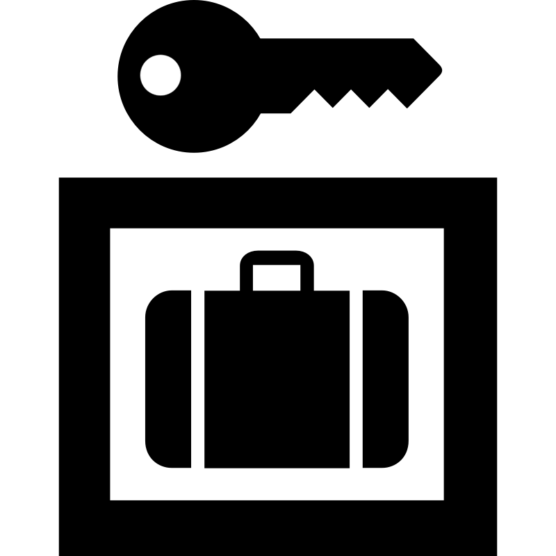 Clipart - aiga baggage lockers