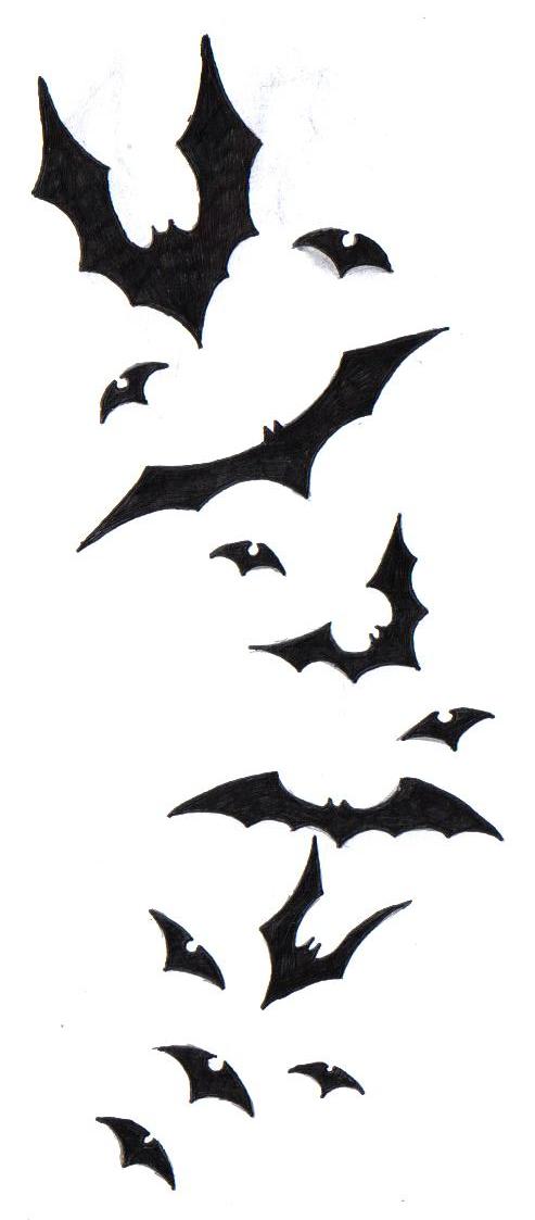 Amazing Bats Tattoo Design | Tattoobite.com