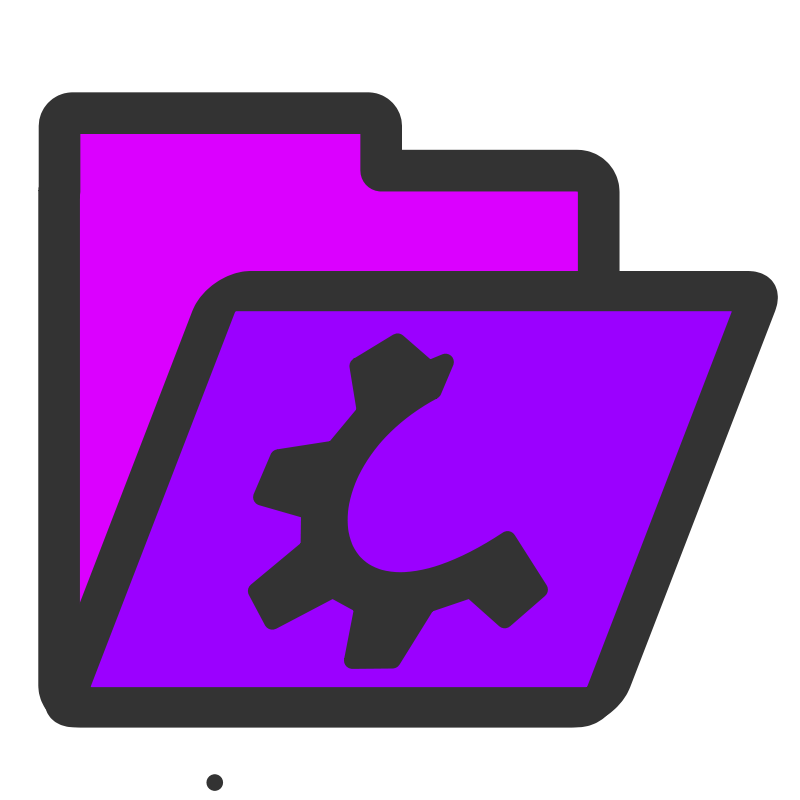 Folder Violet Open Clip Art Download