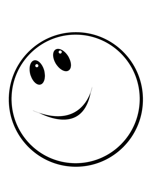 Coloring Pages Smiley Faces