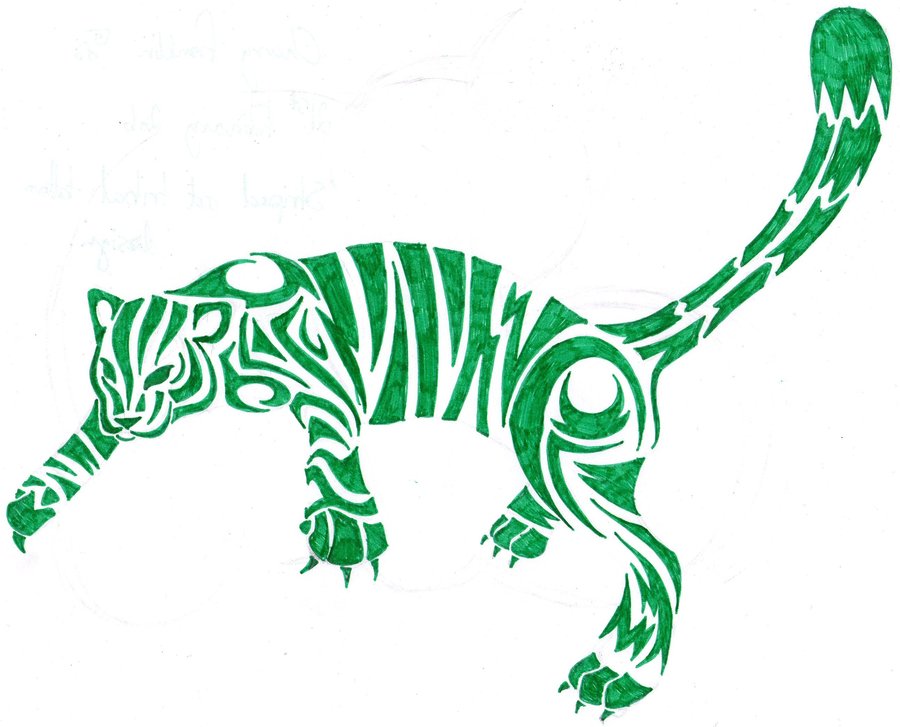 deviantART: More Like Leopard Tribal Tattoo Design by Cherry ...