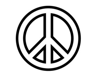 Popular items for peace sign decal on Etsy