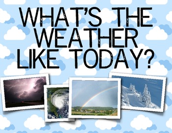 WEATHER LANGUAGE ARTS AND SCIENCE UNIT, KINDERGARTEN & FIRST GRADE ...