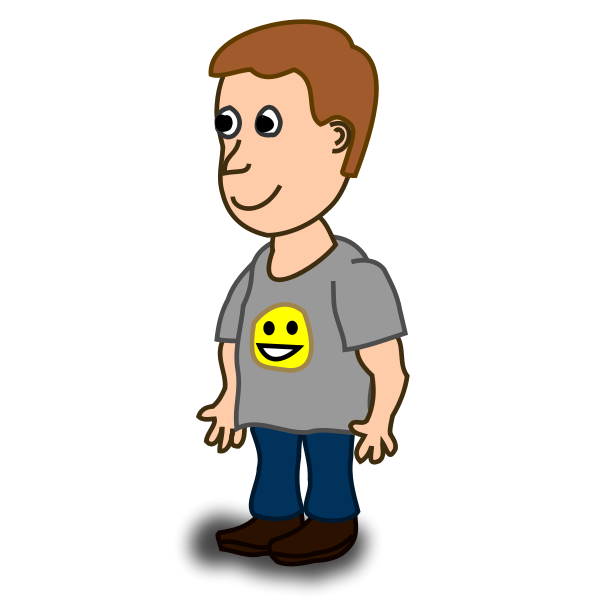 Comic characters: Boy SVG Vector file, vector clip art svg file ...