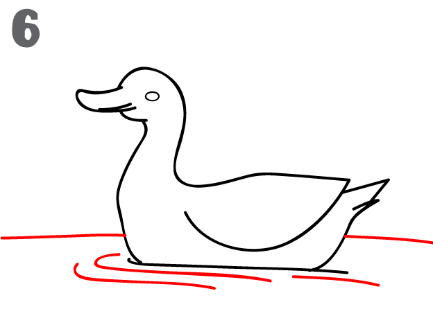 How To Draw a Duck - Step-