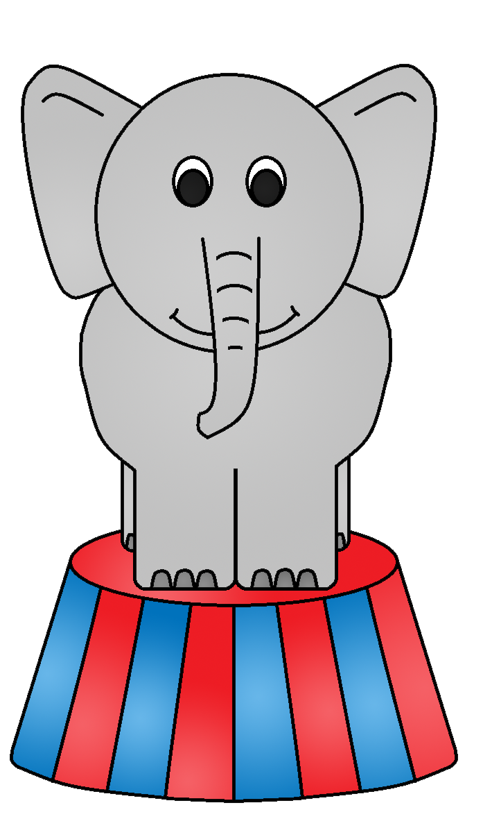 circus elephant clipart free - photo #7