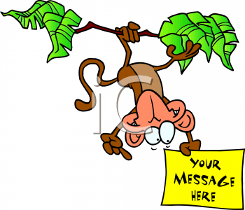 Cute Hanging Monkey Clipart | Clipart Panda - Free Clipart Images