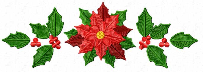 free clipart christmas poinsettia - photo #41